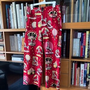 Maeve Red Circus Print Kids Casual Pants